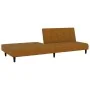 Sofá cama de 2 plazas terciopelo marrón by , Sofas - Ref: Foro24-375771, Price: 242,40 €, Discount: %