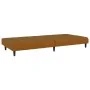 Sofá cama de 2 plazas terciopelo marrón by , Sofas - Ref: Foro24-375771, Price: 242,40 €, Discount: %
