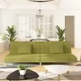 Sofá cama de 2 plazas con dos almohadas tela verde by , Sofas - Ref: Foro24-375894, Price: 241,19 €, Discount: %