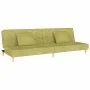 Sofá cama de 2 plazas con dos almohadas tela verde by , Sofas - Ref: Foro24-375894, Price: 241,19 €, Discount: %