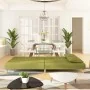 Sofá cama de 2 plazas con dos almohadas tela verde by , Sofas - Ref: Foro24-375894, Price: 241,19 €, Discount: %