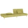 Sofá cama de 2 plazas con dos almohadas tela verde by , Sofas - Ref: Foro24-375894, Price: 241,19 €, Discount: %