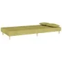 Sofá cama de 2 plazas con dos almohadas tela verde by , Sofas - Ref: Foro24-375894, Price: 241,19 €, Discount: %