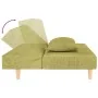 Sofá cama de 2 plazas con dos almohadas tela verde by , Sofas - Ref: Foro24-375894, Price: 241,19 €, Discount: %