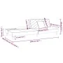 Sofá cama de 2 plazas con dos almohadas tela verde by , Sofas - Ref: Foro24-375894, Price: 241,19 €, Discount: %