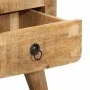 Mesilla de noche 2 uds 40x32x46 cm madera mango rugosa by , Nightstands - Ref: Foro24-4104512, Price: 228,68 €, Discount: %