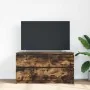 Mueble de TV madera de ingeniería roble ahumado 100x35x54 cm by , TV Furniture - Ref: Foro24-861809, Price: 86,10 €, Discount: %