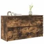 Mueble de TV madera de ingeniería roble ahumado 100x35x54 cm by , TV Furniture - Ref: Foro24-861809, Price: 86,10 €, Discount: %