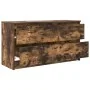 Mueble de TV madera de ingeniería roble ahumado 100x35x54 cm by , TV Furniture - Ref: Foro24-861809, Price: 86,10 €, Discount: %