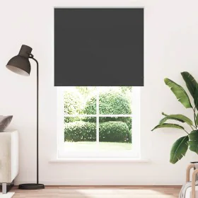 Estor Enrollable Opaco negro 130x210 cm Tela Ancho 126,6 cm by , Blinds and blinds - Ref: Foro24-4010926, Price: 32,15 €, Dis...