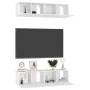 Muebles de salón TV 4 pzas madera ingeniería gris brillo von , TV-Möbel - Ref: Foro24-3079269, Preis: 164,14 €, Rabatt: %