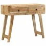Mesa consola madera maciza de mango rugosa 90x32x75 cm by , Side tables - Ref: Foro24-4104519, Price: 181,92 €, Discount: %