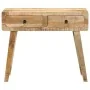 Mesa consola madera maciza de mango rugosa 90x32x75 cm by , Side tables - Ref: Foro24-4104519, Price: 181,92 €, Discount: %