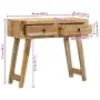 Mesa consola madera maciza de mango rugosa 90x32x75 cm by , Side tables - Ref: Foro24-4104519, Price: 181,92 €, Discount: %