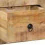 Mueble de TV de pared madera maciza mango rugosa 100x32x25 cm von , CD- und DVD-Speicher - Ref: Foro24-4104527, Preis: 185,41...