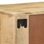 Mueble de TV de pared madera maciza mango rugosa 100x32x25 cm von , CD- und DVD-Speicher - Ref: Foro24-4104527, Preis: 185,41...