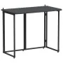 Mesa de jardín plegable de ratán sintético negra 90x51x75 cm von , Gartentische - Ref: Foro24-4108254, Preis: 82,35 €, Rabatt: %
