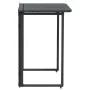 Mesa de jardín plegable de ratán sintético negra 90x51x75 cm von , Gartentische - Ref: Foro24-4108254, Preis: 82,35 €, Rabatt: %