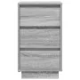 Mesilla de noche con luces LED sonoma gris 38x34x65 cm von , Nachttische - Ref: Foro24-861306, Preis: 80,17 €, Rabatt: %