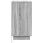 Mesilla de noche con luces LED sonoma gris 38x34x65 cm von , Nachttische - Ref: Foro24-861306, Preis: 80,17 €, Rabatt: %