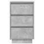 Mesilla de noche con luces LED gris hormigón 38x34x65 cm by , Nightstands - Ref: Foro24-861304, Price: 77,62 €, Discount: %