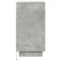 Mesilla de noche con luces LED gris hormigón 38x34x65 cm by , Nightstands - Ref: Foro24-861304, Price: 77,62 €, Discount: %