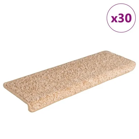 Alfombrilla escalera 30 uds 65x21x4 cm doradas de , Alfombrillas para escalones - Ref: Foro24-3365834, Precio: 149,42 €, Desc...