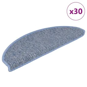 Alfombra autoadhesiva escalera sisal 30 uds 65x21x4 cm azul by , Stair mats - Ref: Foro24-3365874, Price: 173,22 €, Discount: %