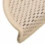 Alfombra autoadhesiva escalera sisal 30 uds 56x17x3 cm Berber by , Stair mats - Ref: Foro24-3365869, Price: 163,52 €, Discoun...