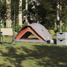 Tienda de campaña para 1 persona impermeable gris y naranja by , tents - Ref: Foro24-4009544, Price: 61,23 €, Discount: %