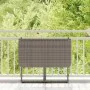 Mesa de jardín plegable gris 90x51x75 cm ratán sintético by , Garden tables - Ref: Foro24-4108256, Price: 80,01 €, Discount: %