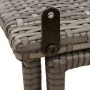 Mesa de jardín plegable gris 90x51x75 cm ratán sintético by , Garden tables - Ref: Foro24-4108256, Price: 80,01 €, Discount: %