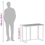 Mesa de jardín plegable gris 90x51x75 cm ratán sintético by , Garden tables - Ref: Foro24-4108256, Price: 80,01 €, Discount: %