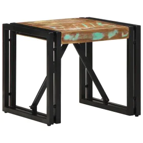 Mesa de centro multicolor 40x40x35 cm madera maciza reciclada by , Coffee table - Ref: Foro24-4016683, Price: 54,58 €, Discou...