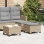 Taburetes de jardín con cojines 2 uds beige 55x55x36 cm von , Hocker für den Außenbereich - Ref: Foro24-4108249, Preis: 126,7...