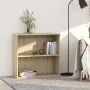 Estantería de madera de ingeniería roble Sonoma 80x30x76,5 cm von , Bücherregale und Regale - Ref: Foro24-801002, Preis: 49,8...