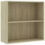Estantería de madera de ingeniería roble Sonoma 80x30x76,5 cm von , Bücherregale und Regale - Ref: Foro24-801002, Preis: 49,8...