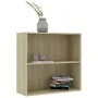 Estantería de madera de ingeniería roble Sonoma 80x30x76,5 cm von , Bücherregale und Regale - Ref: Foro24-801002, Preis: 49,8...
