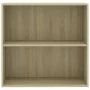 Estantería de madera de ingeniería roble Sonoma 80x30x76,5 cm von , Bücherregale und Regale - Ref: Foro24-801002, Preis: 49,8...