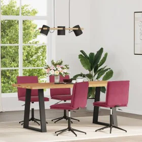 Sillas de comedor 4 unidades terciopelo rojo tinto by , dining chairs - Ref: Foro24-3315642, Price: 221,19 €, Discount: %