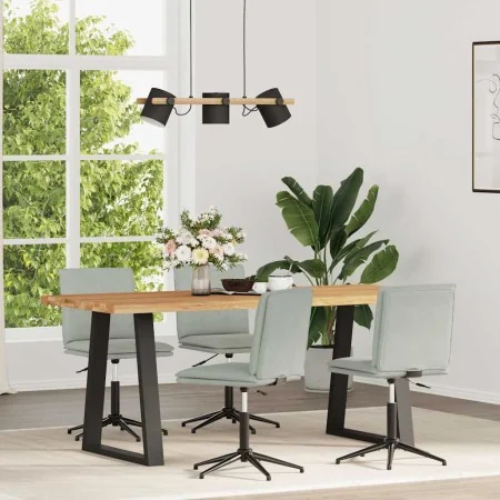 Sillas de comedor 4 unidades terciopelo gris claro von , Essstühle - Ref: Foro24-3315637, Preis: 223,10 €, Rabatt: %