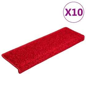 Alfombrilla escalera 20 uds 65x21x4 cm rojo by , Stair mats - Ref: Foro24-3365857, Price: 98,76 €, Discount: %