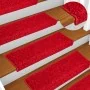 Alfombrilla escalera 20 uds 65x21x4 cm rojo de , Alfombrillas para escalones - Ref: Foro24-3365857, Precio: 98,74 €, Descuent...
