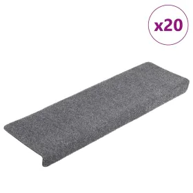 Alfombrilla autoadhesiva escalera 20 uds gris claro 65x21x4 cm by , Stair mats - Ref: Foro24-3365718, Price: 70,65 €, Discoun...