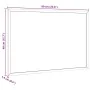 Pizarra blanca magnética con marco de madera de pino 60x40 cm de , Tablones de anuncios - Ref: Foro24-4017404, Precio: 26,27 ...