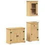 Juego de muebles de baño Corona 3 pzas madera maciza pino von , Badezimmermöbel - Ref: Foro24-3334633, Preis: 242,98 €, Rabat...