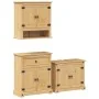Juego de muebles de baño Corona 3 pzas madera maciza pino von , Badezimmermöbel - Ref: Foro24-3334638, Preis: 312,35 €, Rabat...