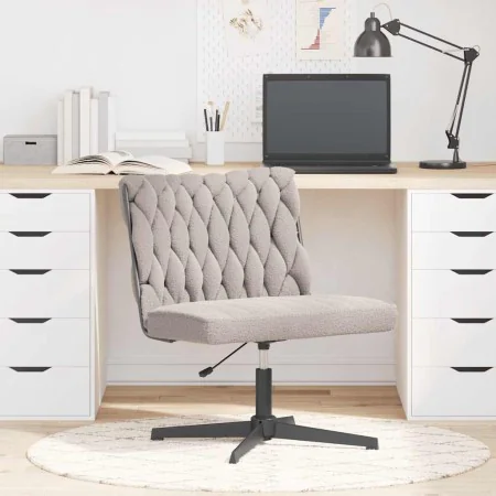 Silla oficina giratoria tejido imitación lana rizada gris claro von , Stühle - Ref: Foro24-4105397, Preis: 112,13 €, Rabatt: %