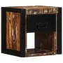 Mesilla de noche multicolor 40x35x40 cm madera maciza reciclada by , Nightstands - Ref: Foro24-4015952, Price: 158,86 €, Disc...