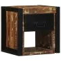 Mesilla de noche multicolor 40x35x40 cm madera maciza reciclada by , Nightstands - Ref: Foro24-4015952, Price: 158,86 €, Disc...